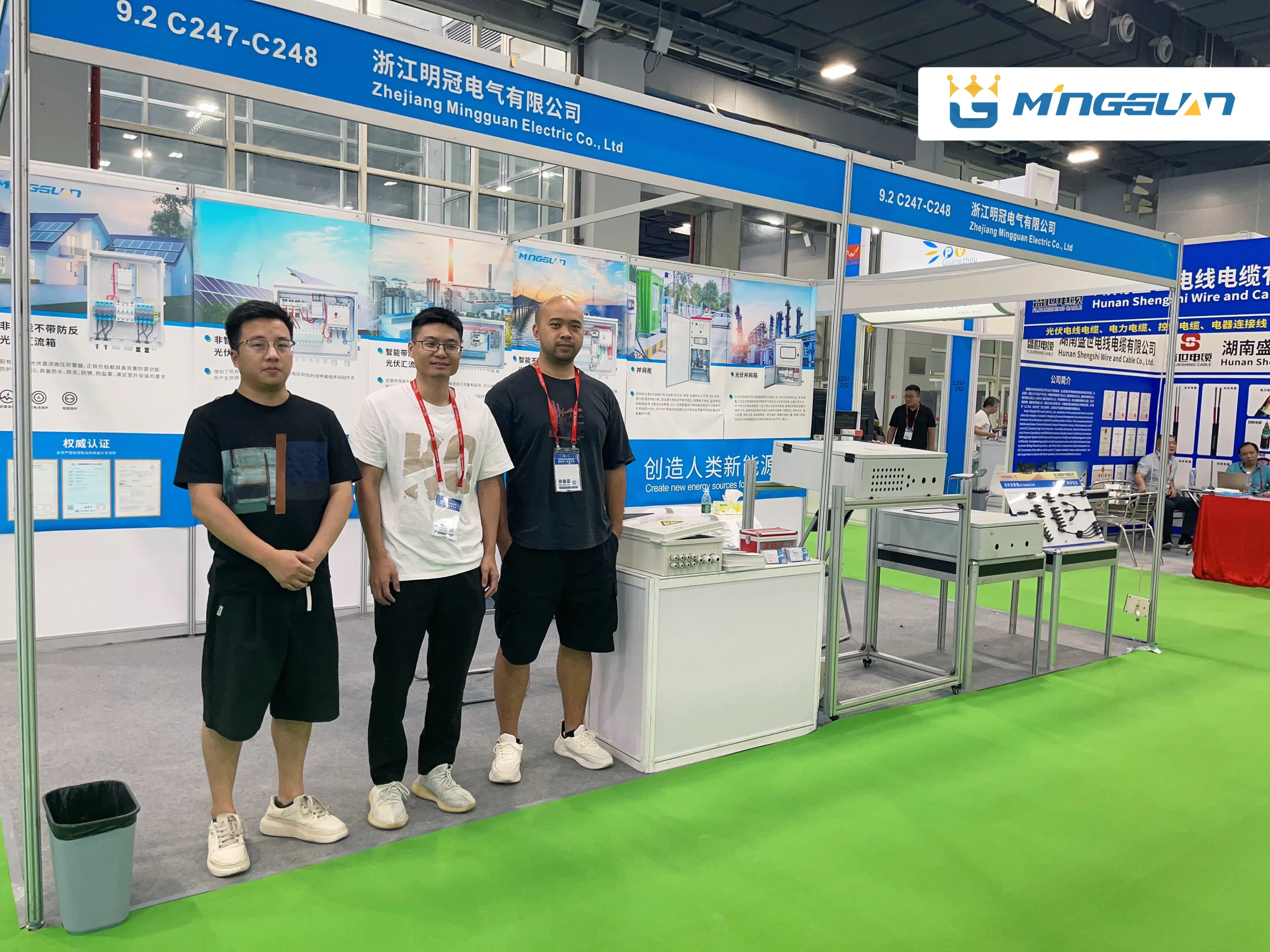 Mingguan Electric showcases photovoltaic solutions at the 2024 Solar PV ...