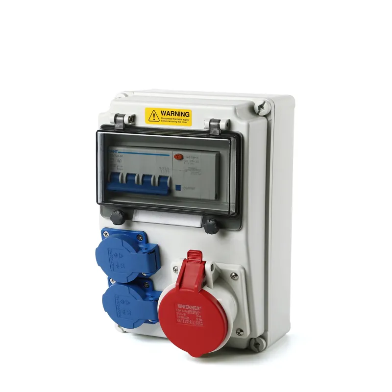 European socket box