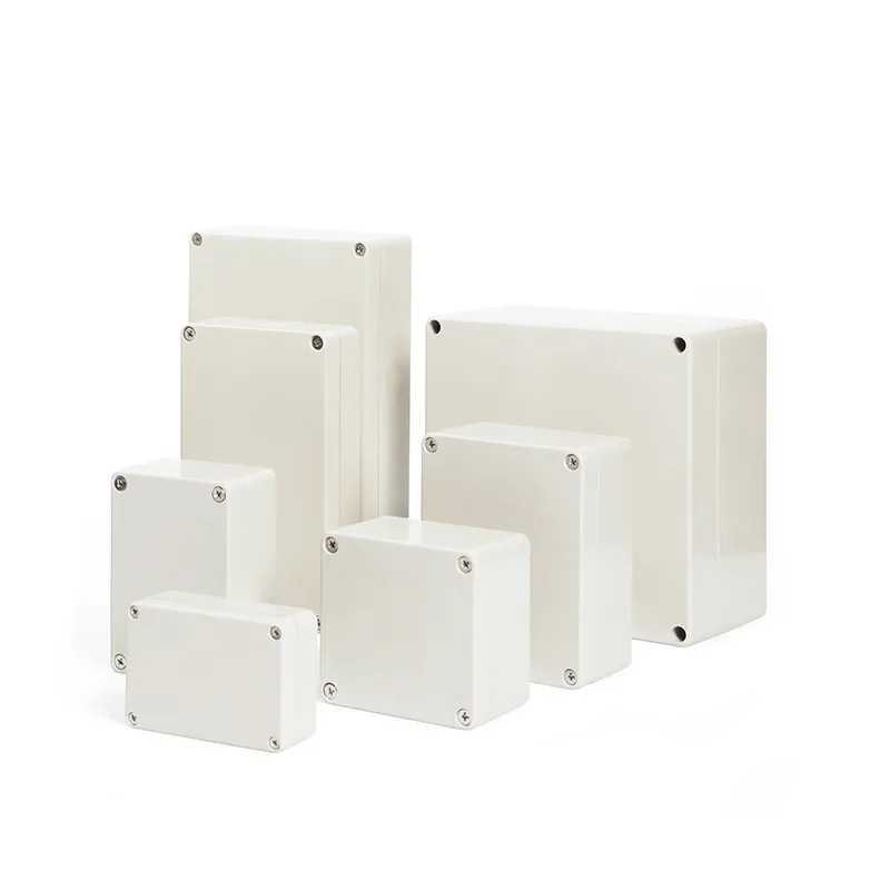Metal screw type plastic waterproof box (1)